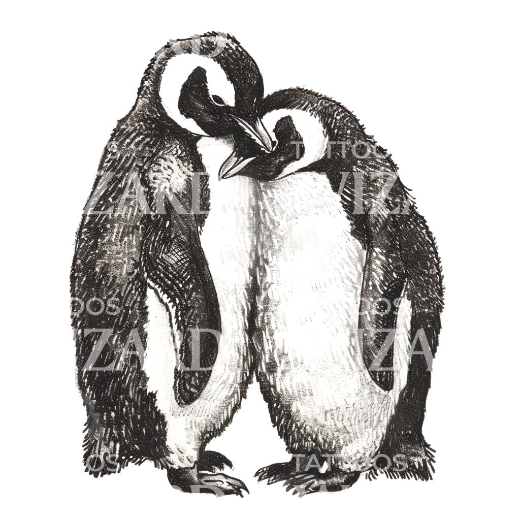 Couple Love and Proximity Tattoo Idea