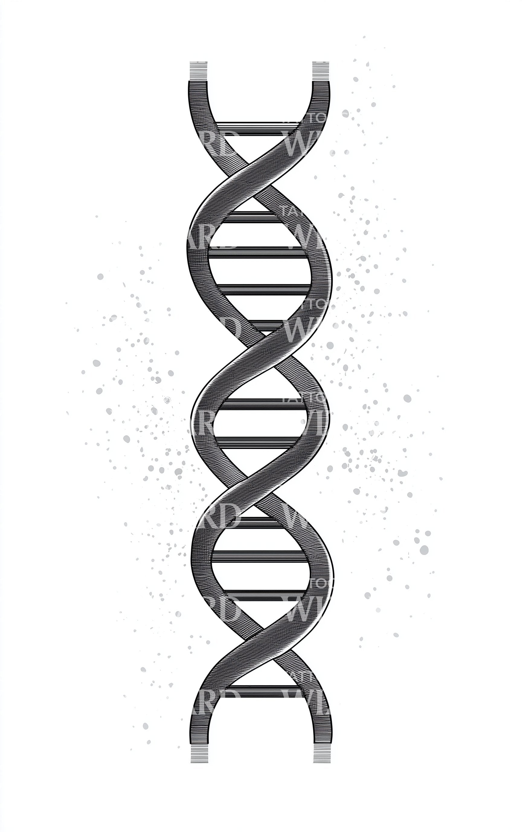 DNA Molecule Tattoo Idea