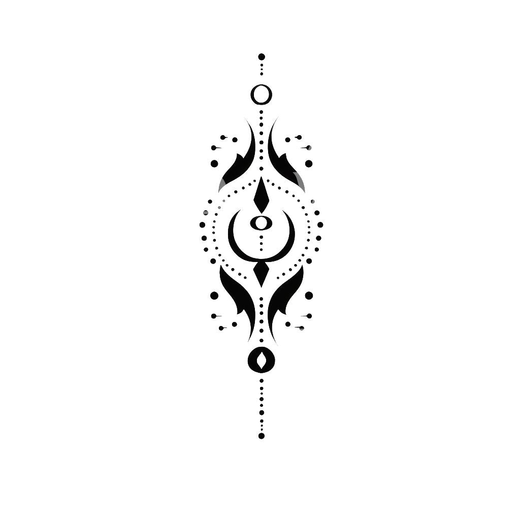 Ornamental Abstract Composition Tattoo Design