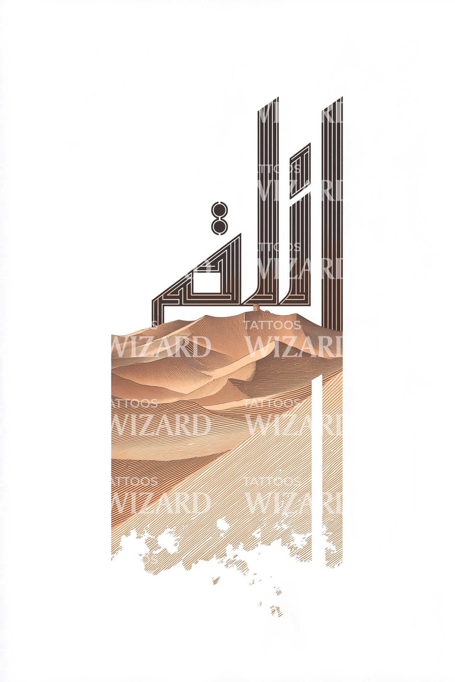 Dune Script Arabic Tattoo Idea