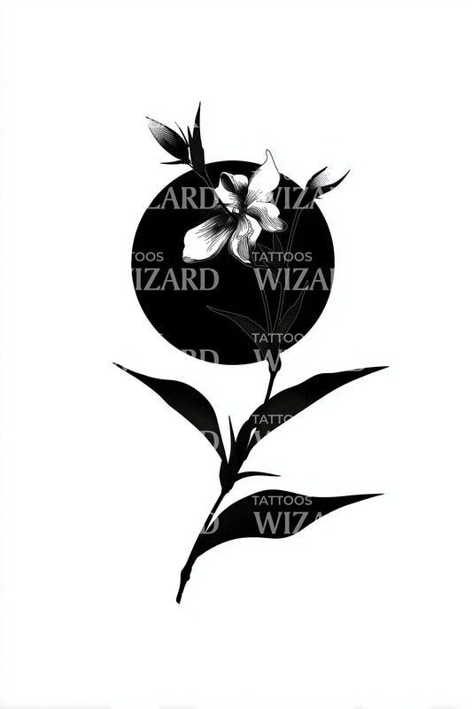 일식 버드 재스민 타투 아이디어