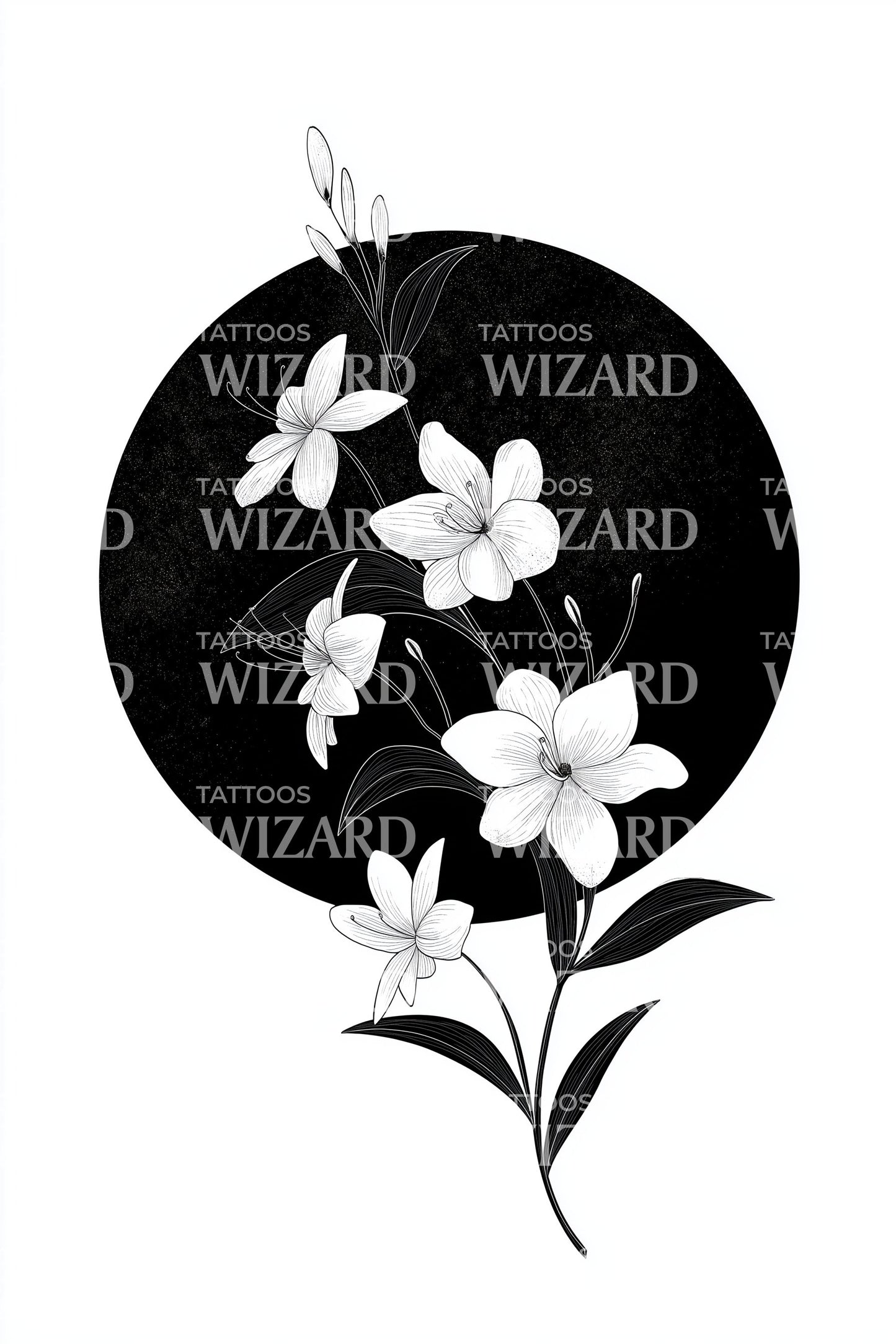 Design Tatuaggio Spray Gelsomino Eclipse