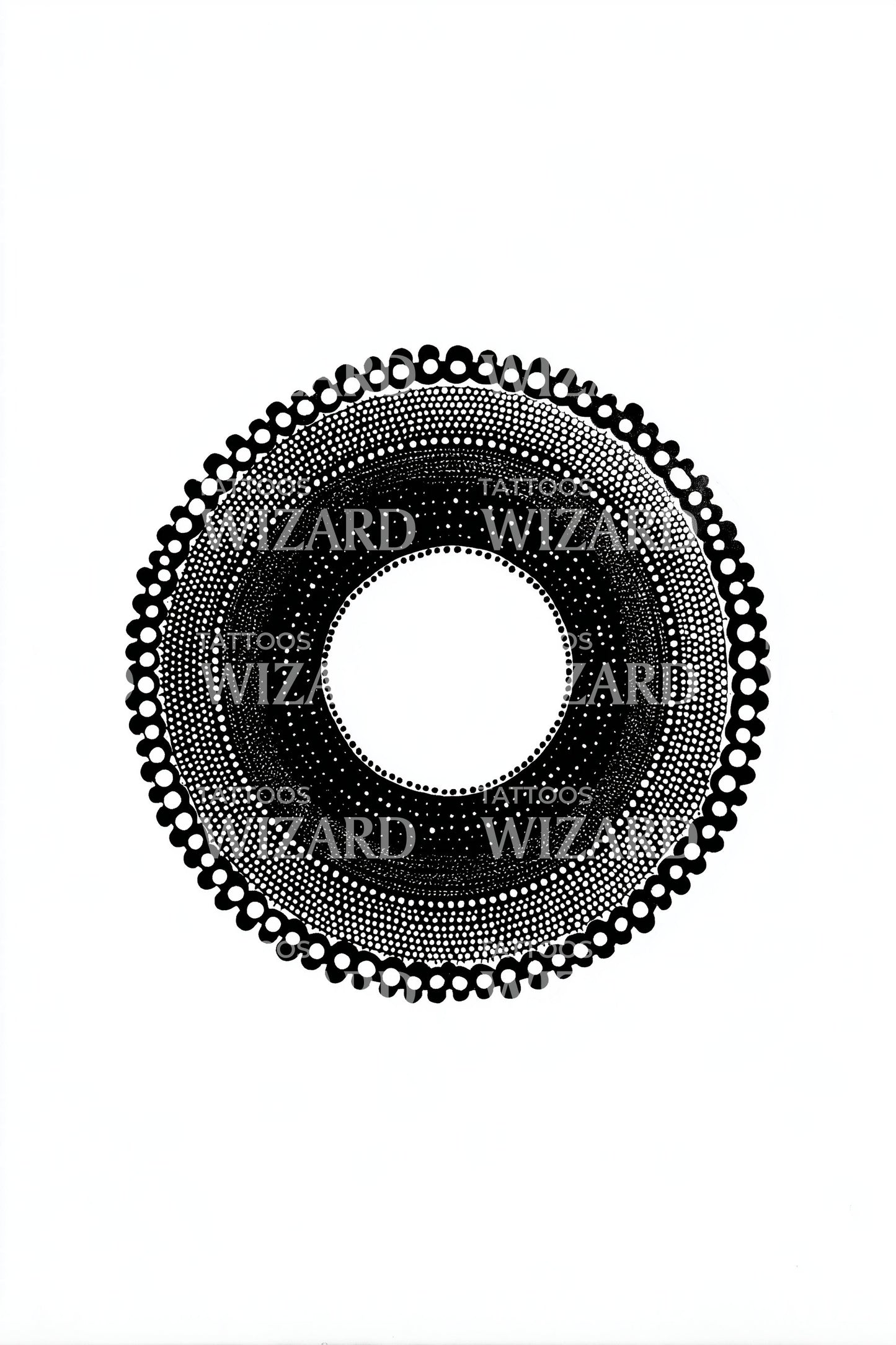 Eclipse Void Sirkel Tatoveringsdesign