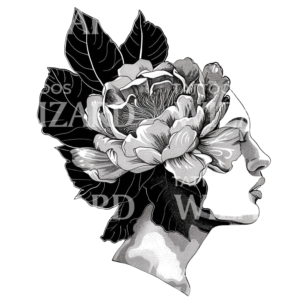 Ephemeral Beauty Tattoo Design