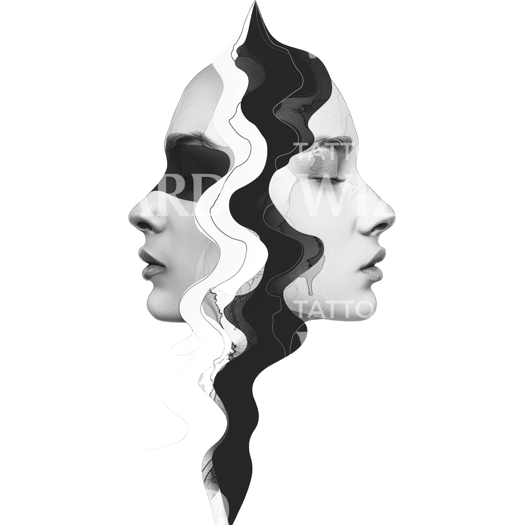 Fighting Mental Disorder Tattoo Design