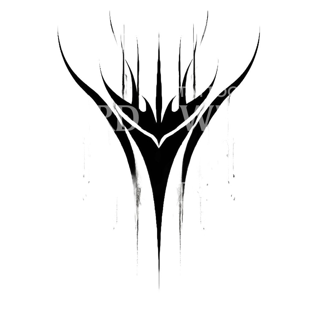 Dark Intense Symbols Tattoo Design