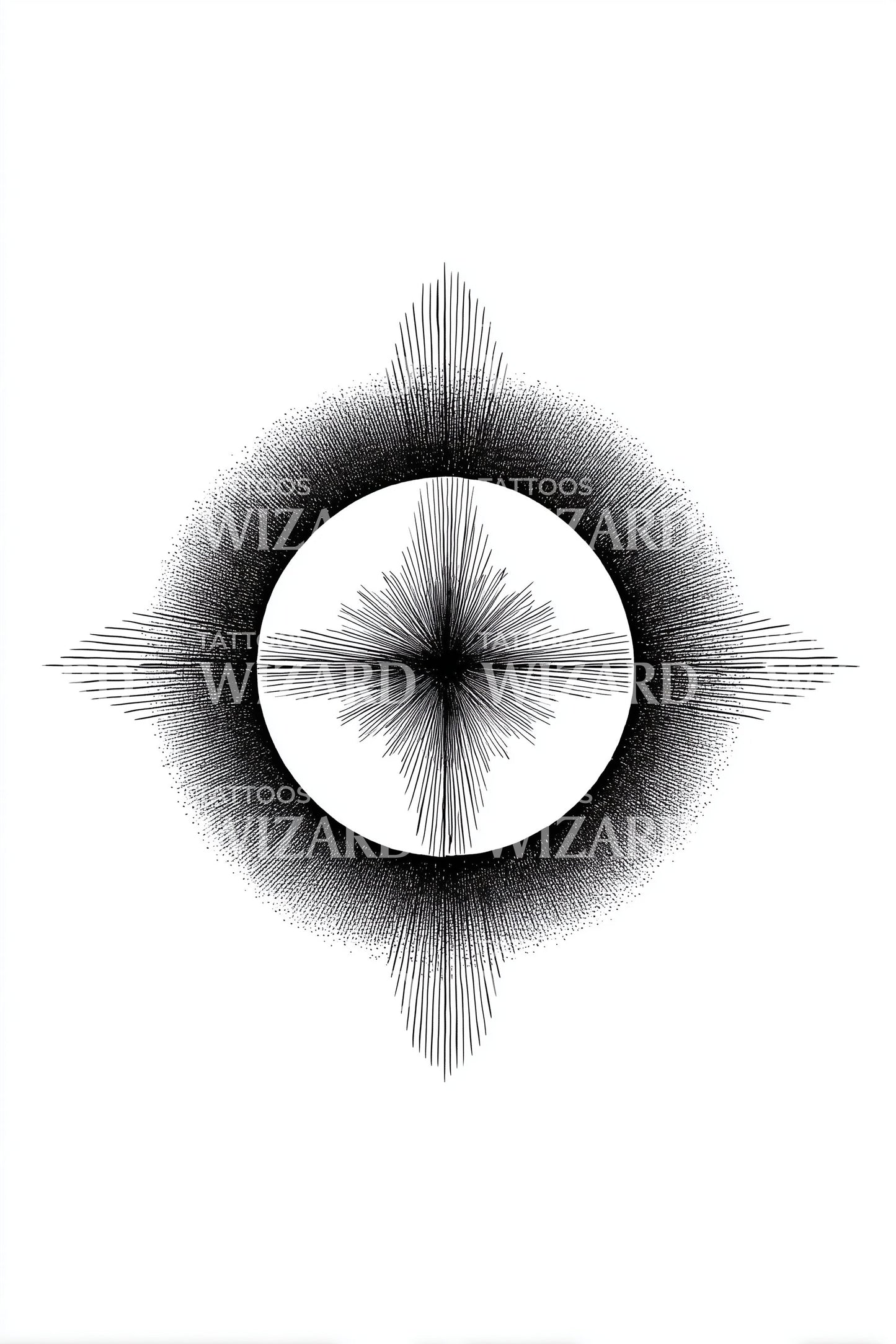 Halo Punkt Puls Tattoo Design