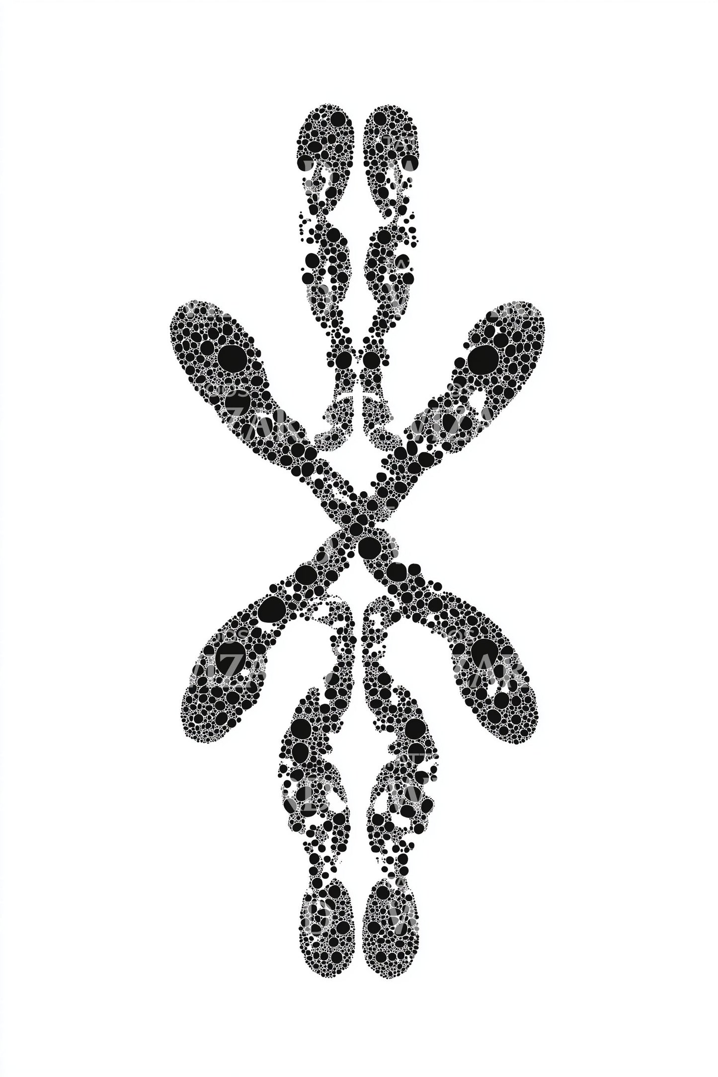 Inkblot Chromosome Symbol Tattoo Idea