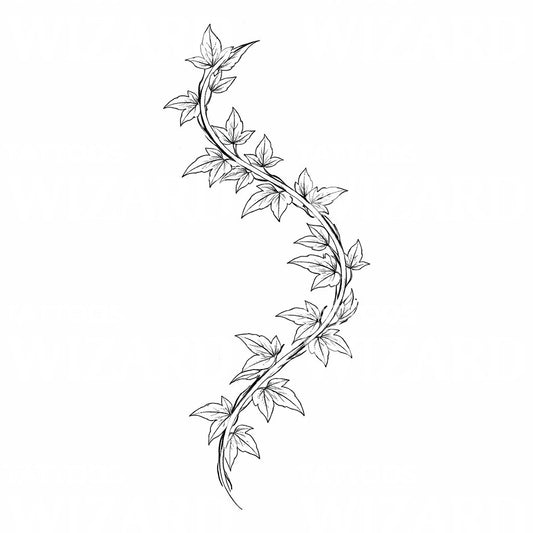 Ivy Vine Wrap Tattoo Design