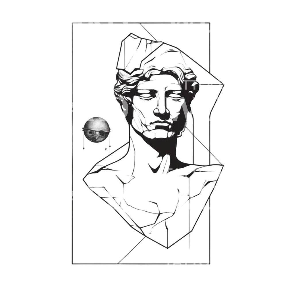 Scientist Composition Contemporary Tattoo Design