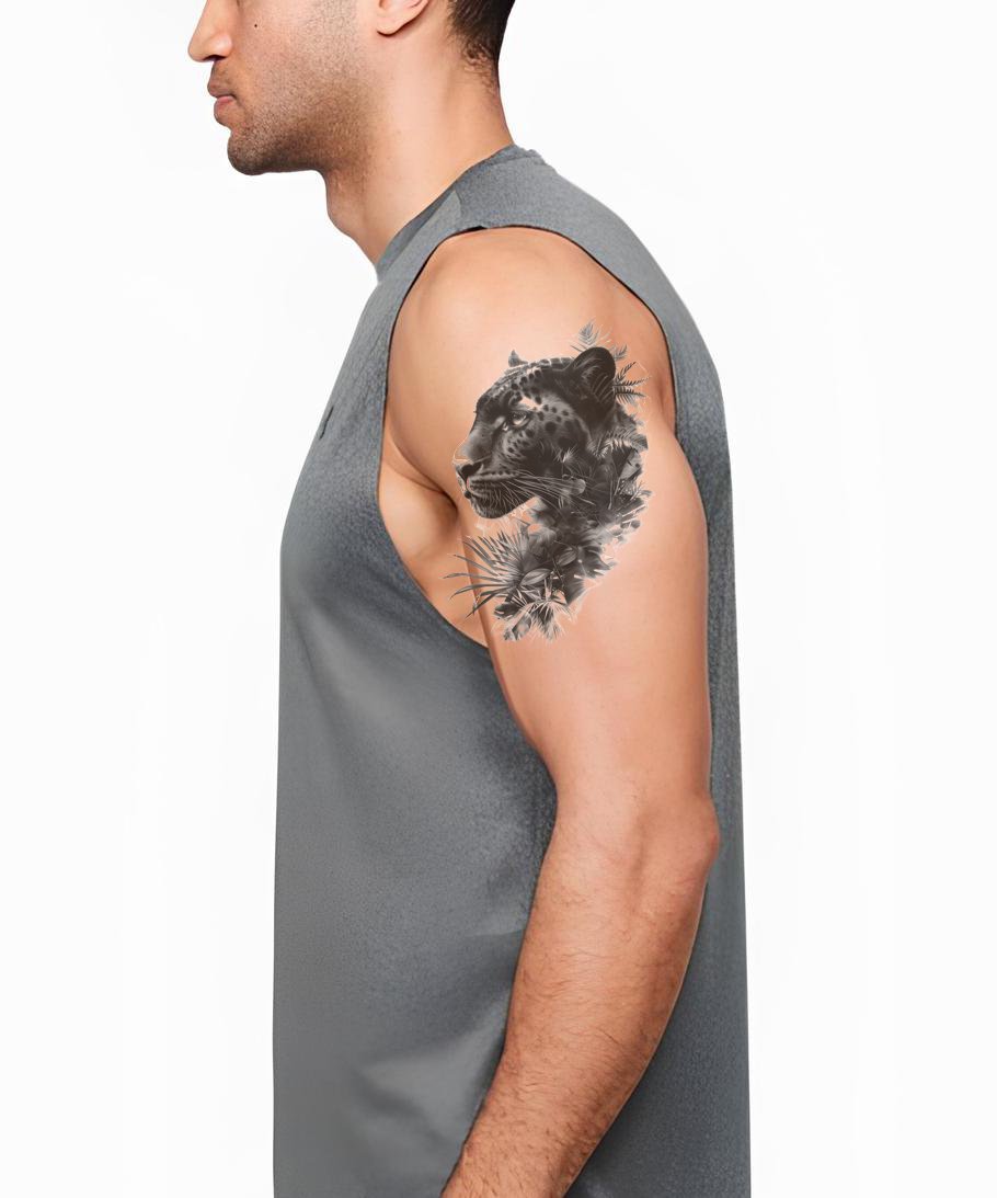 Realistic Jaguar Tattoo Design