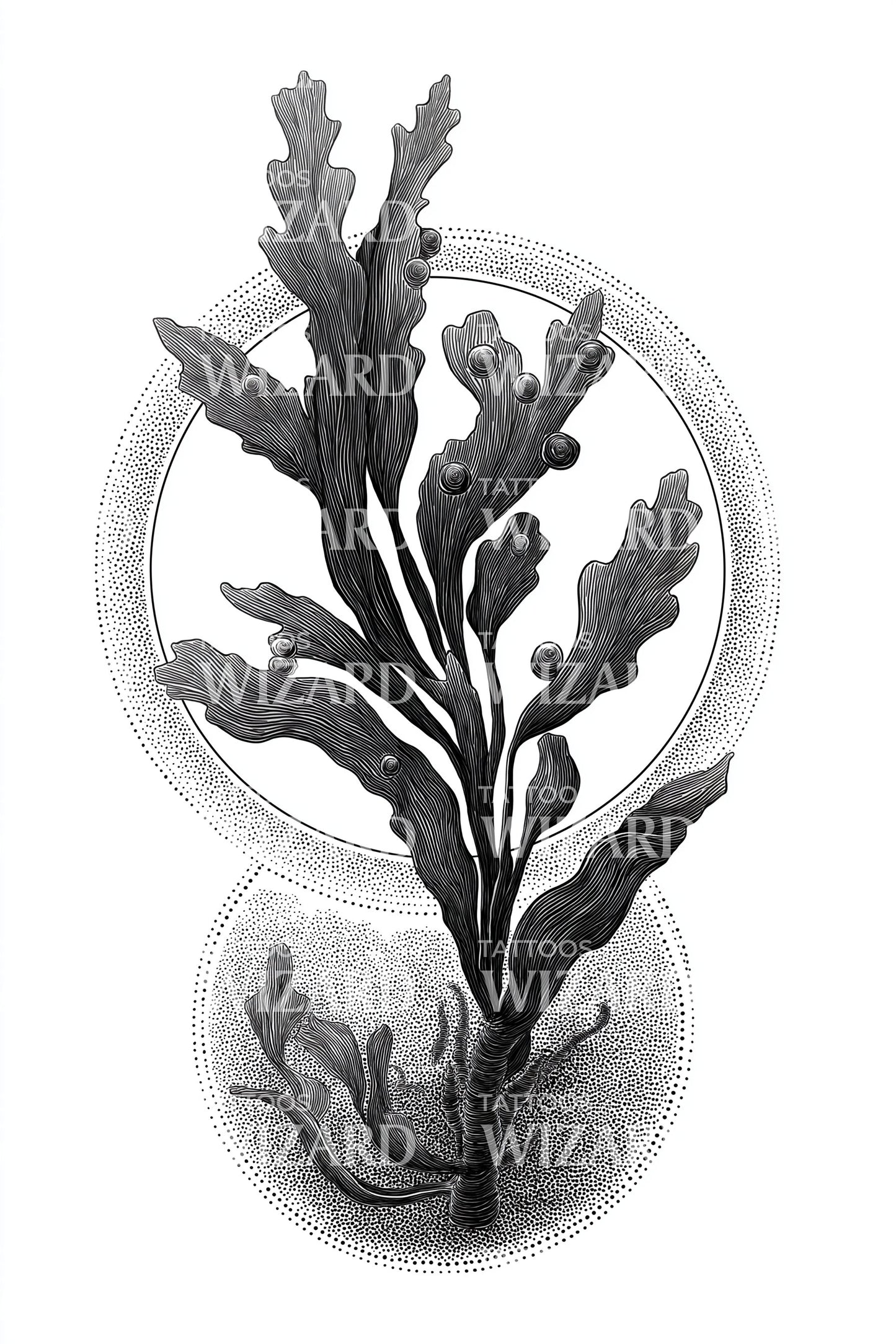 Kelp Halo Tattoo Design