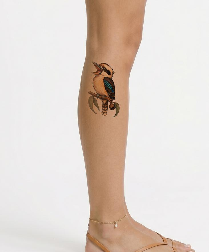 Ide Tato Neo Tradisional Kookaburra Tertawa