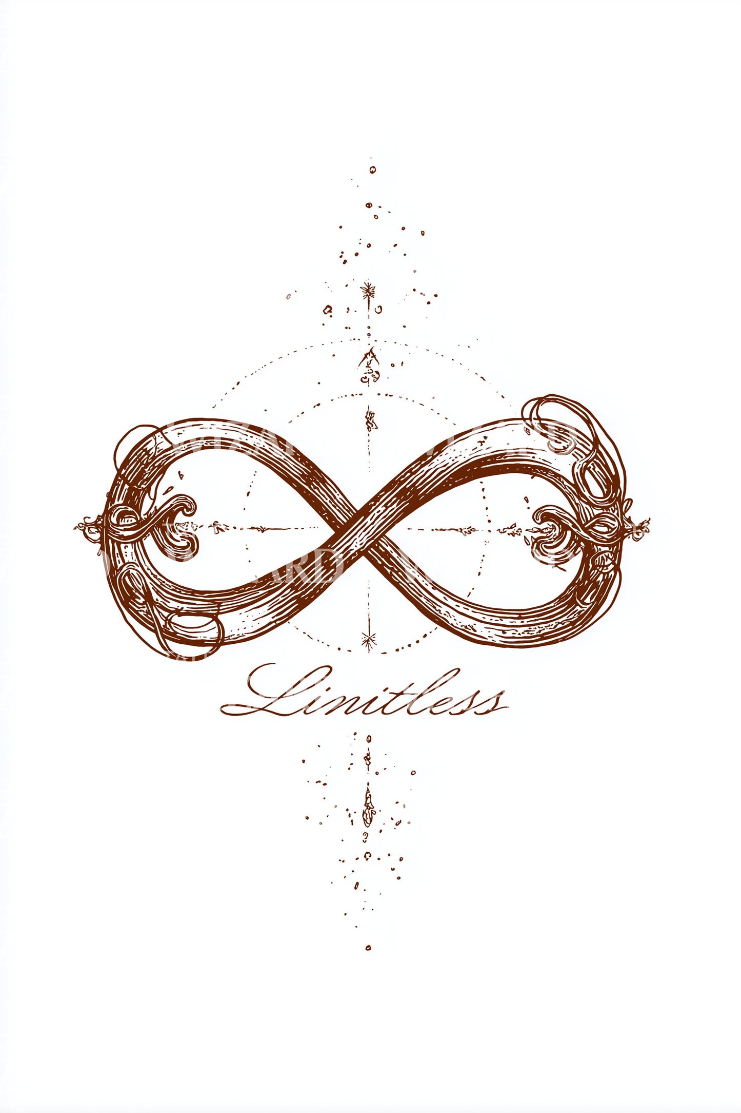 Limitless Infinity Emblem Tattoo Design