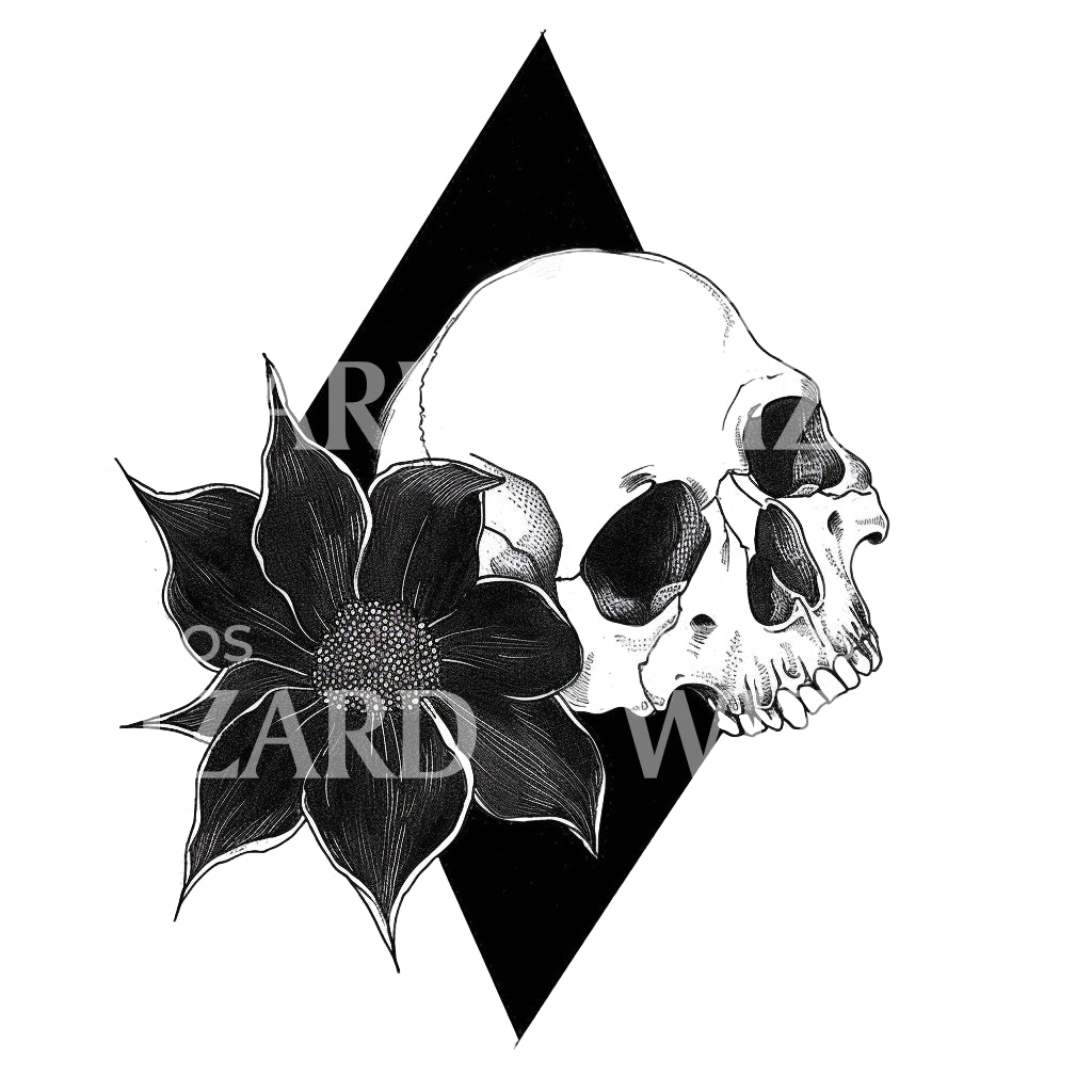 Lost Humanity Abstract Tattoo Design