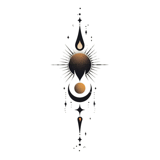 Luck and Protection Talisman Tattoo Design
