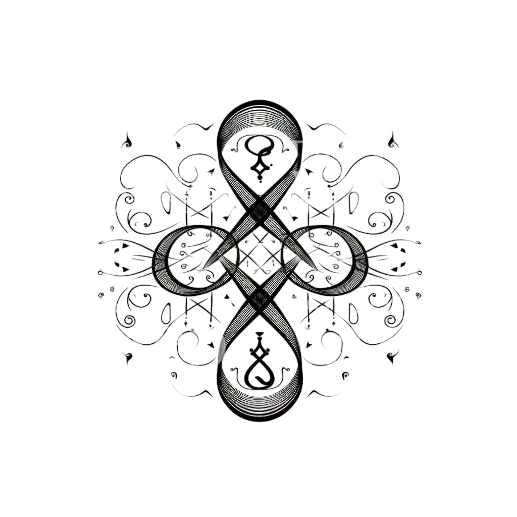 Abstract Shapes Minimalist Tattoo Design