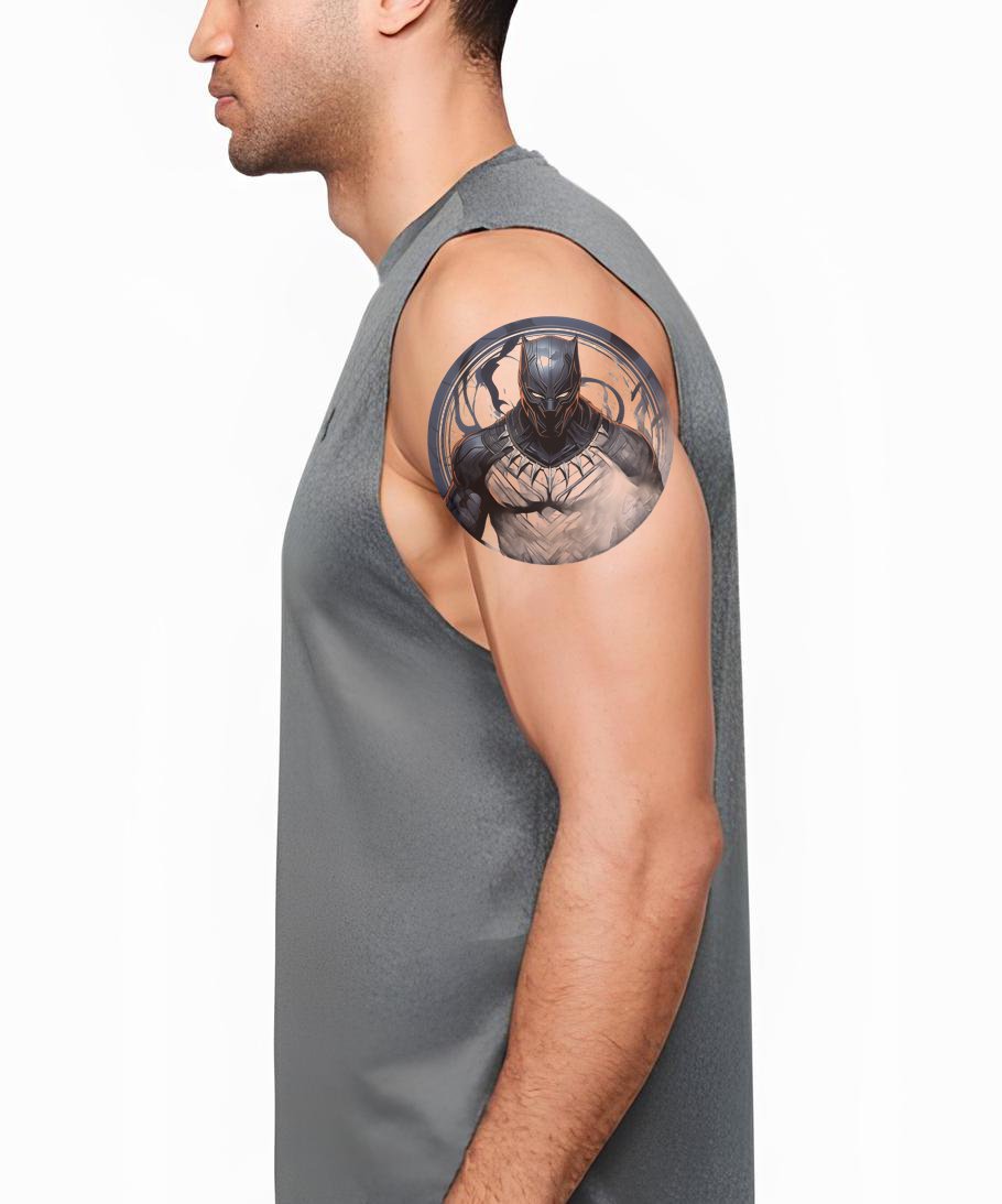 BlackPanther Marvel Inspired Tattoo Design