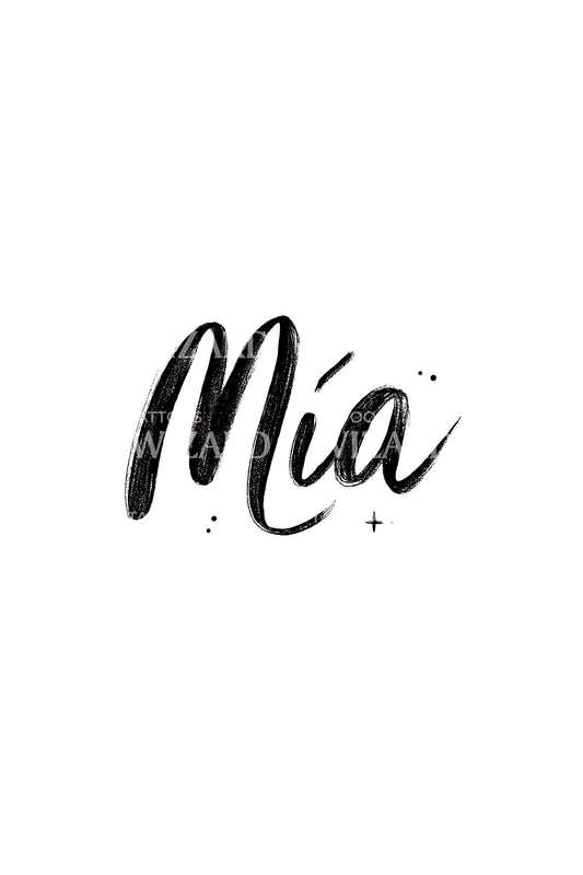 Mia Ink Splash Tattoo Design