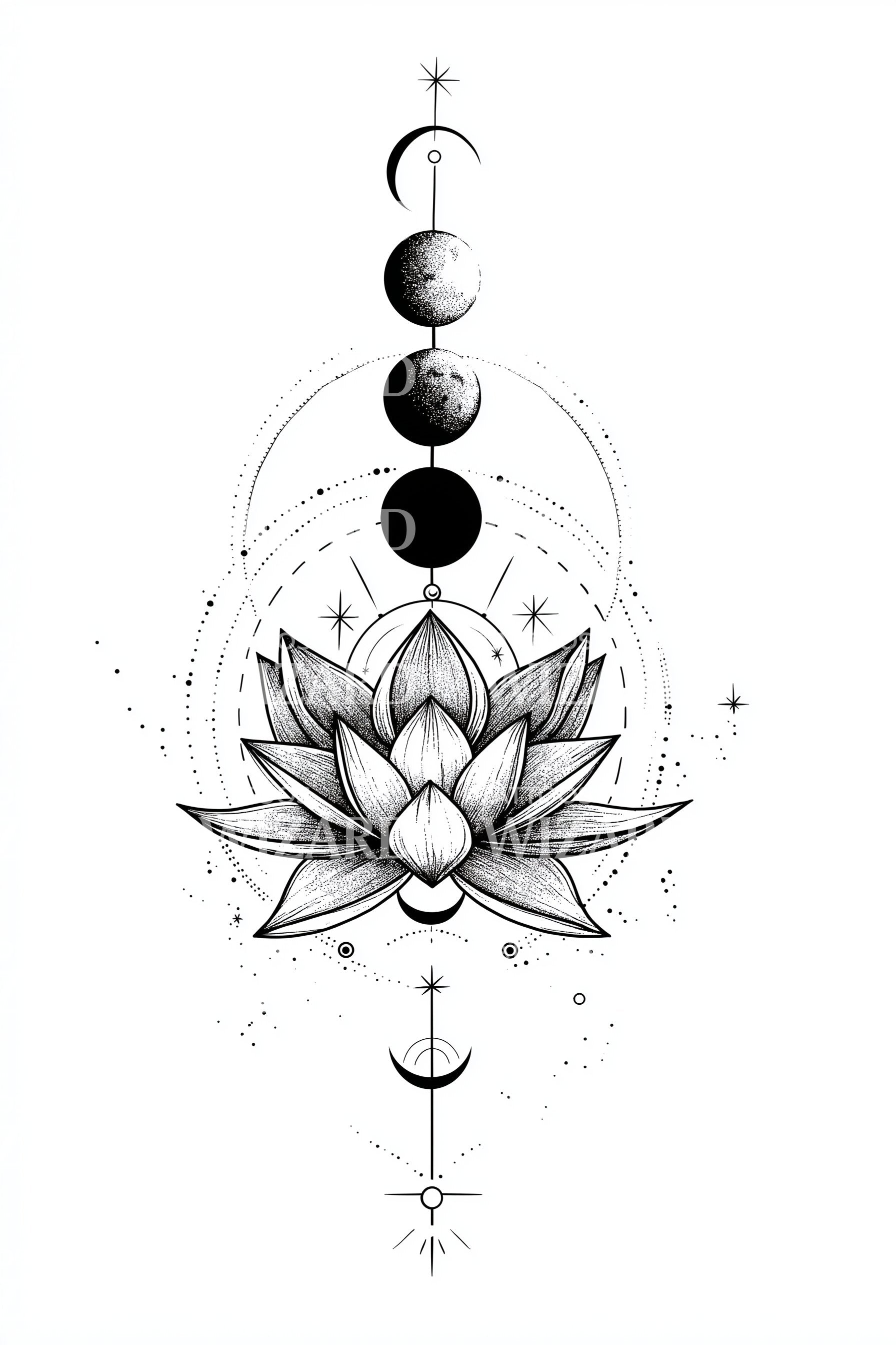 Moon Phases Tattoo Drawing Bronctattooaus moon-phases-tattoo-drawing-bronctattooaus