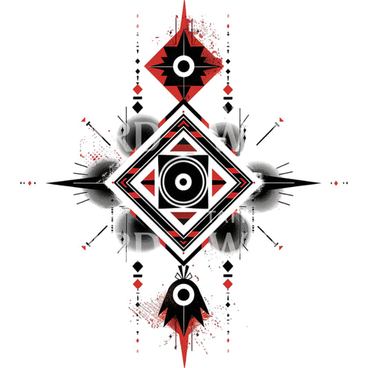Native American Talisman Tattoo Design