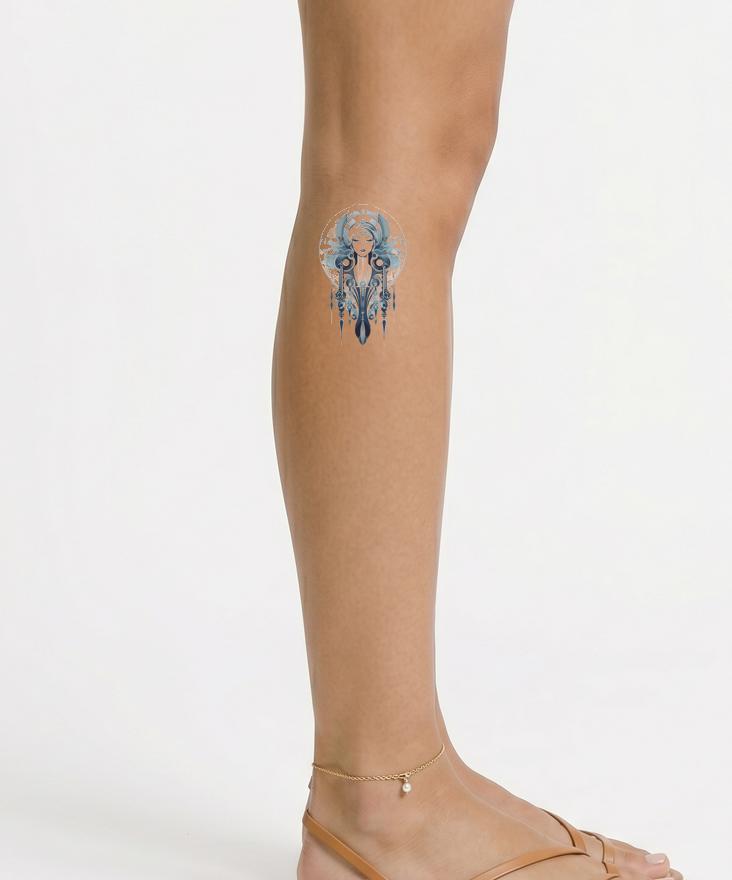 Tatuagem de Talismã de Mulher Neo Tradicional