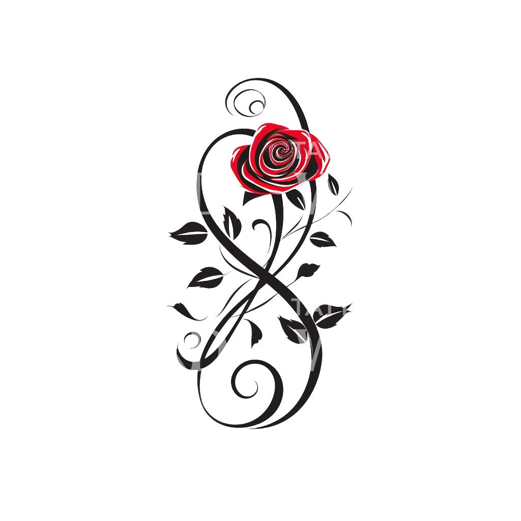 Infinity Symbol Minimalist Tattoo Design