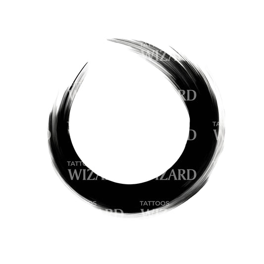 Enso Circle Tattoo Design