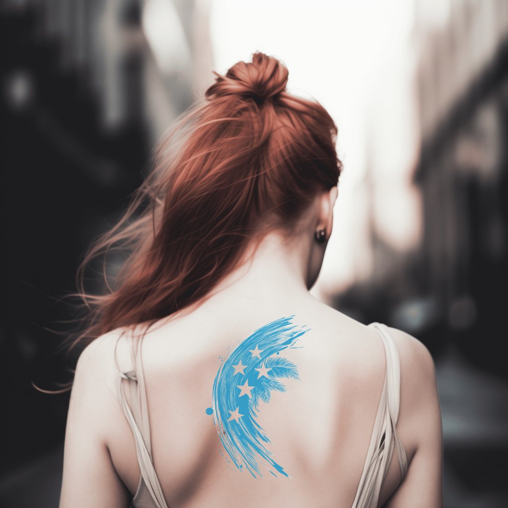 Ocean Spray Sterne Tattoo Design