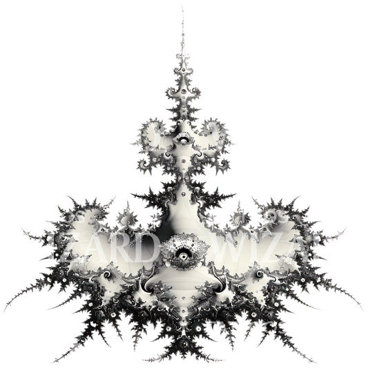 Ornamental Mandelbrot Set Tattoo Design