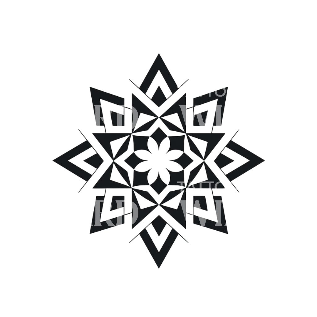 Cute Mandala Tattoo Design
