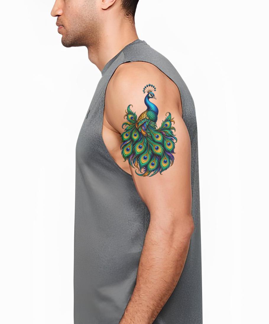 Design tetování páva