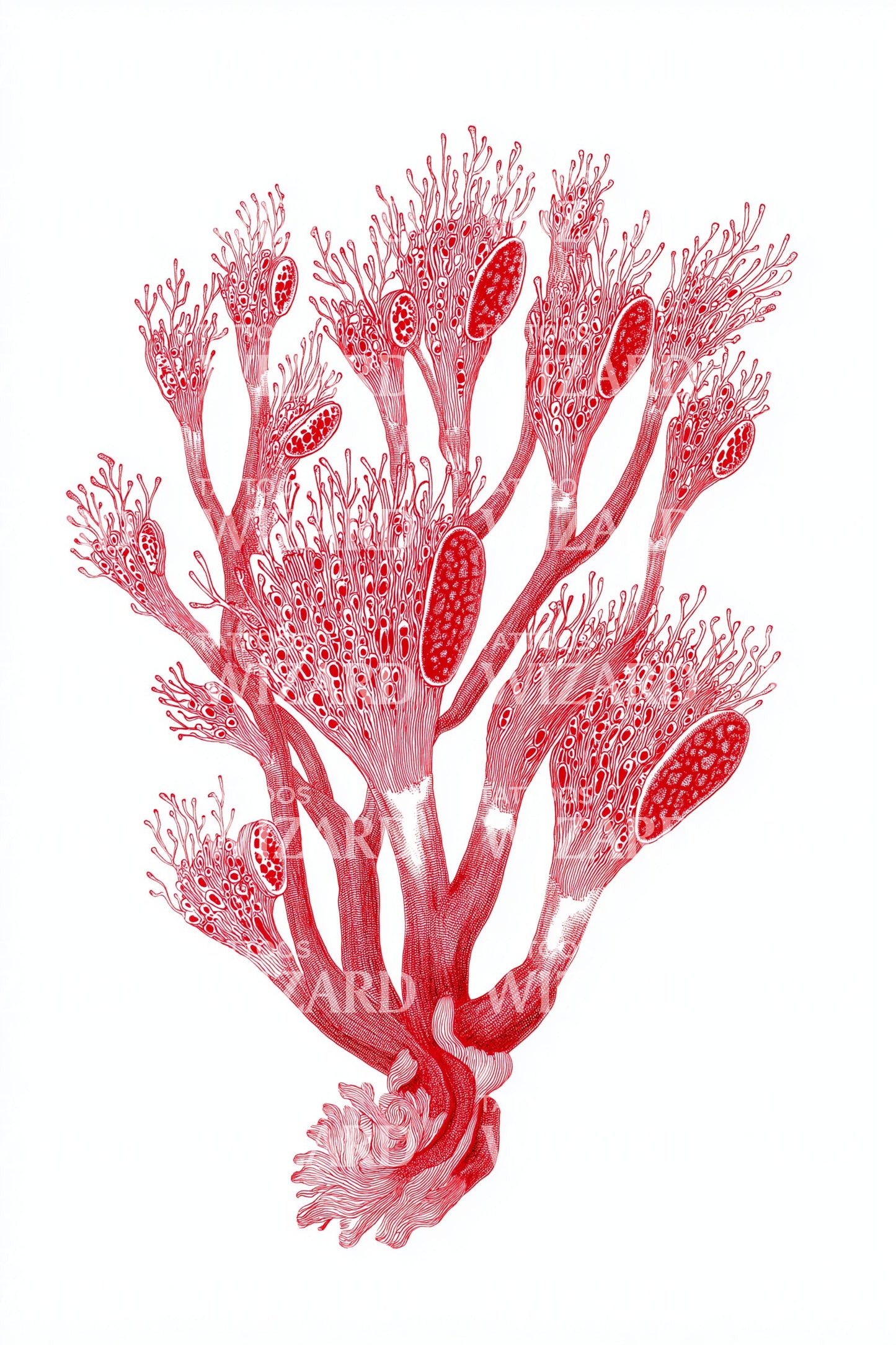 Red Sea Fan Coral Tattoo Idea