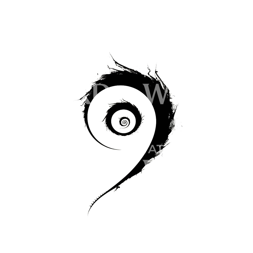 Resilience Spiral Tattoo Design