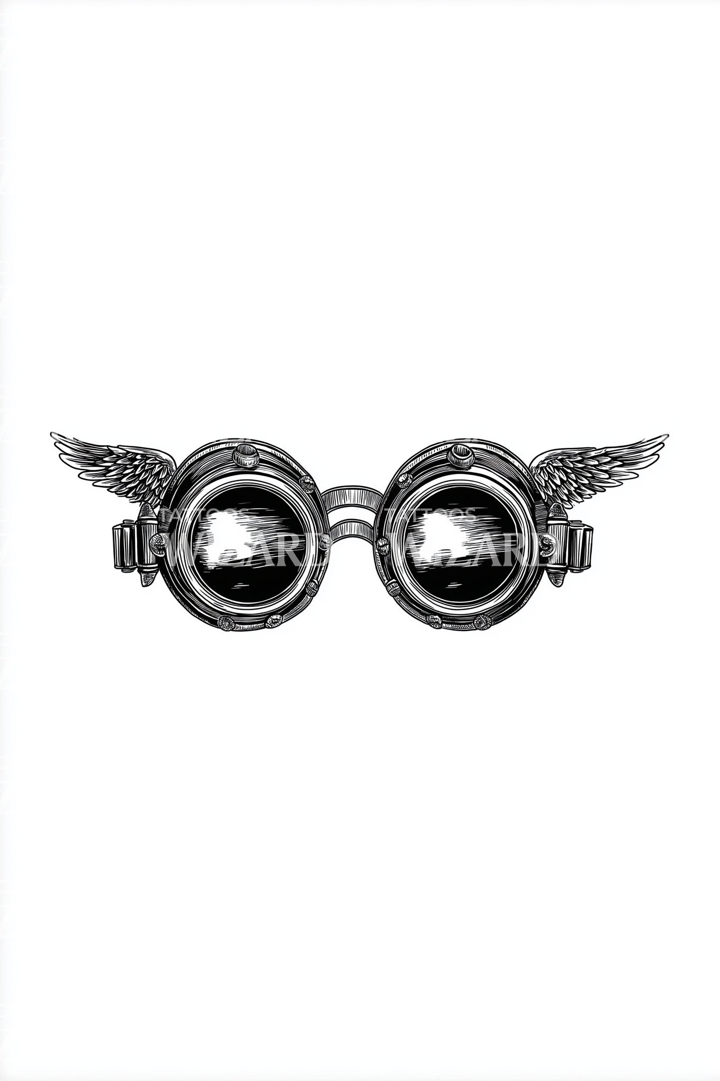 Retro Aviator Goggles Tattoo Idea