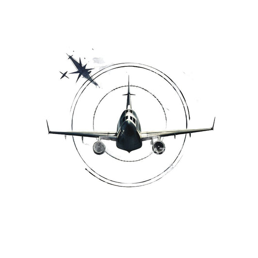 Military Plane Tattoo Design
