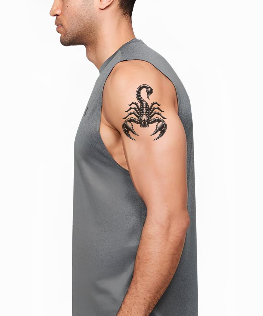 Stinging Scorpion Tattoo Design