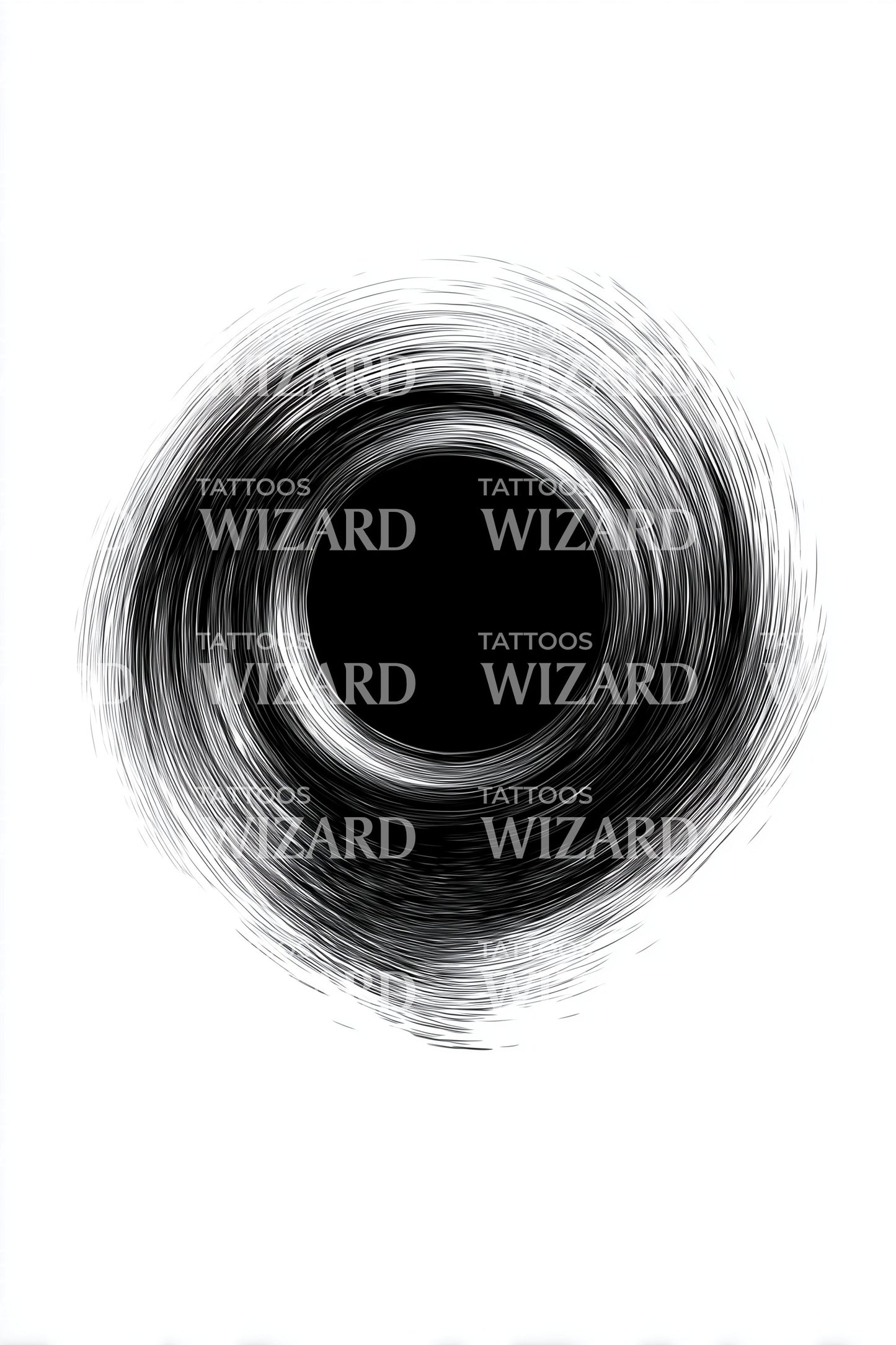 Shadowed Orb Maelstrom Tattoo Design