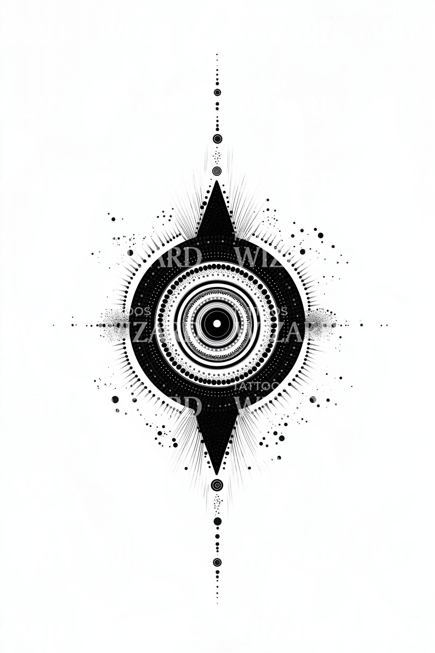 Solar-Linsen-Diamant-Tattoo-Idee