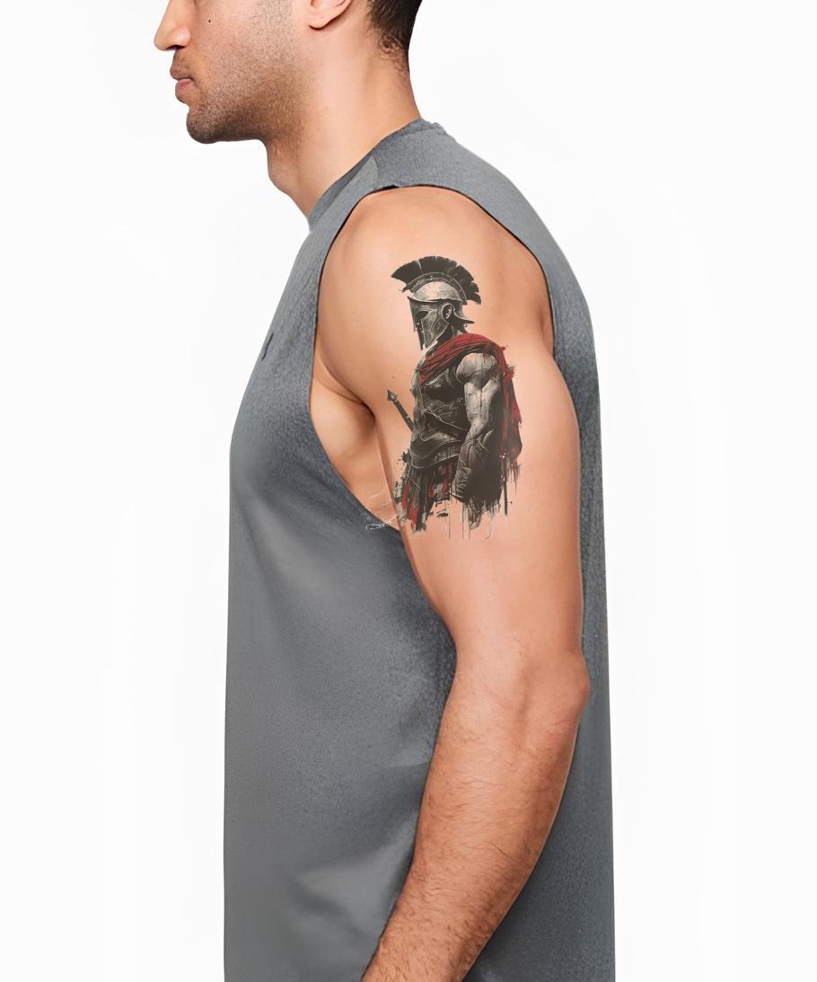 Ultimatives Krieger-Tattoo-Design für Männer