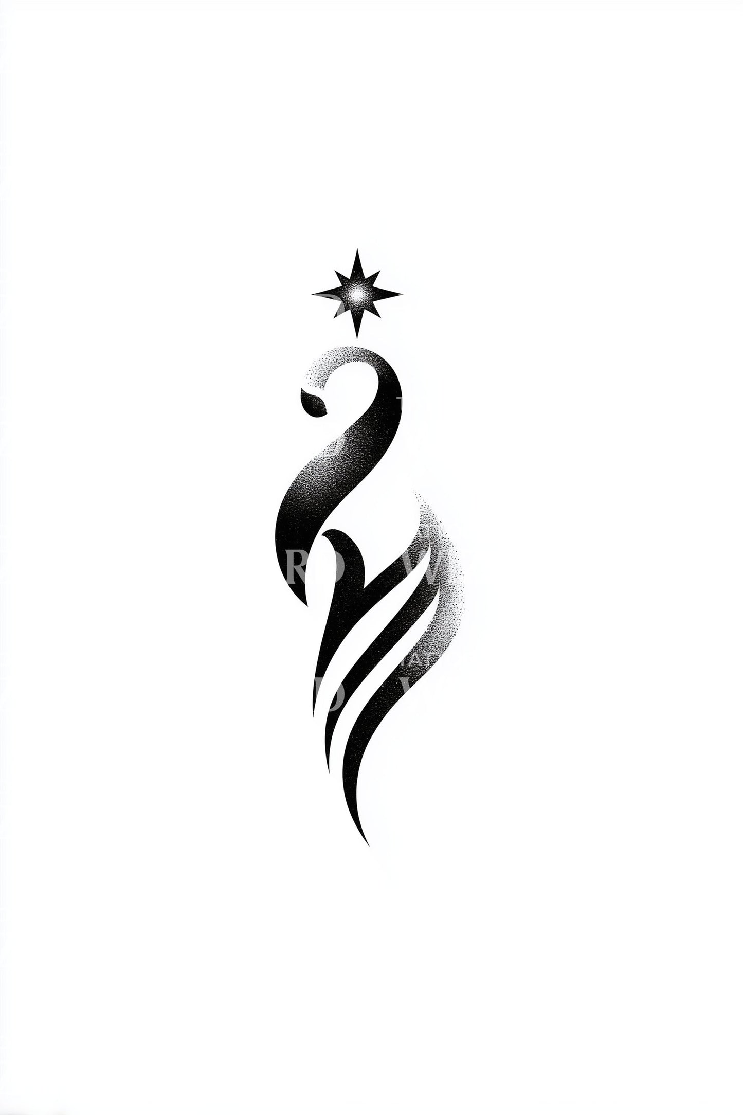 Starseed Flame Glyph Tattoo Idea