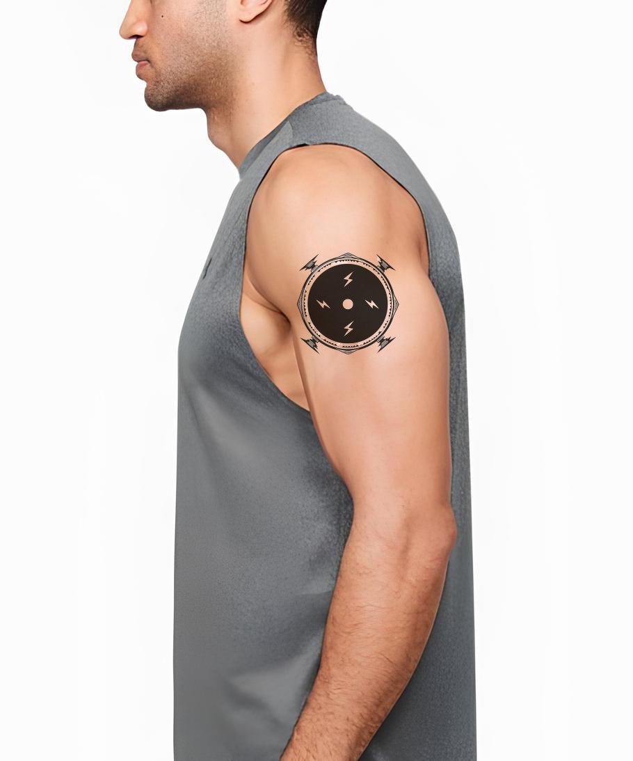 Design Tatuaggio Emblema Runa Tempesta
