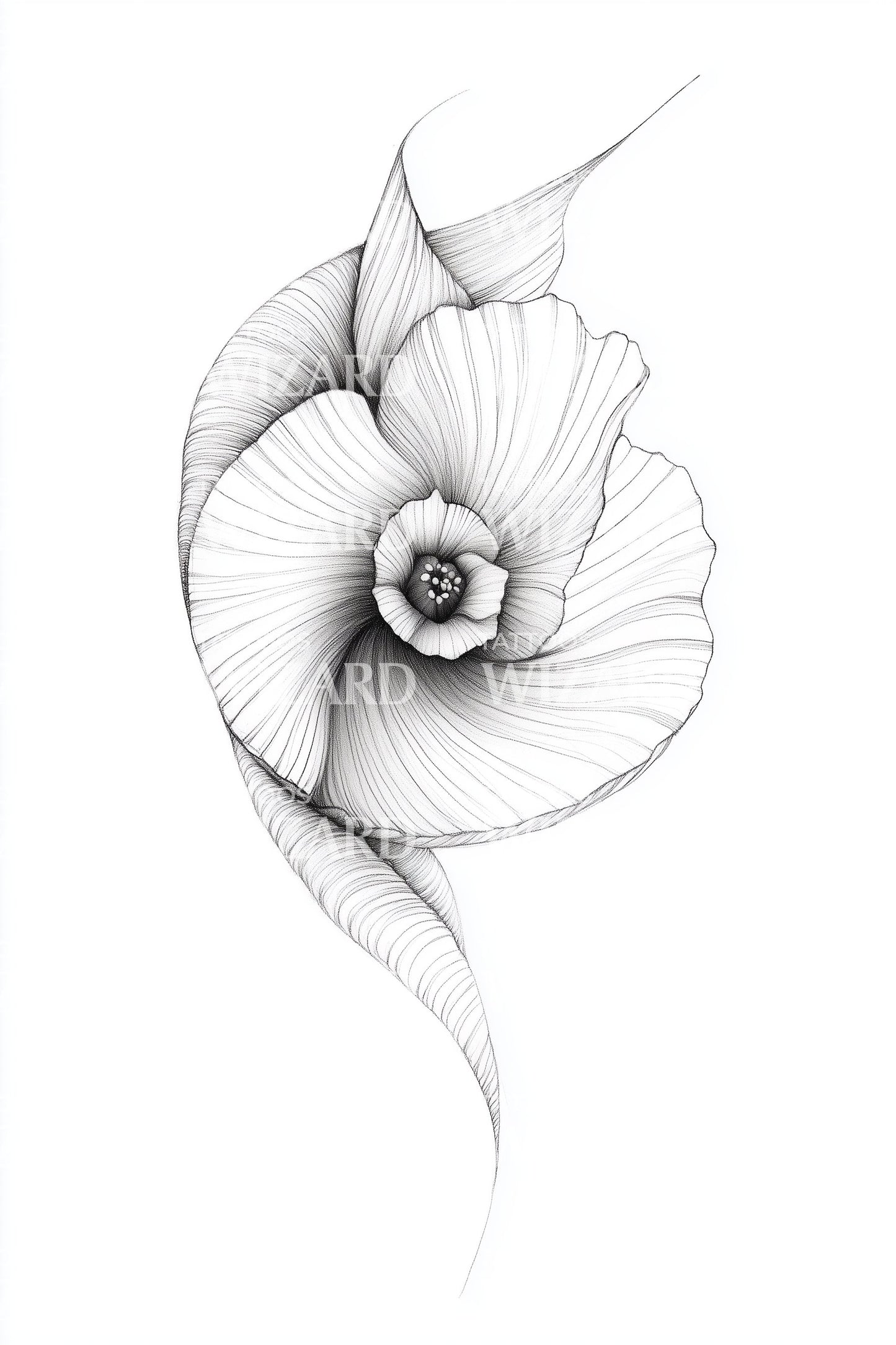 微妙花瓣低语纹身插图