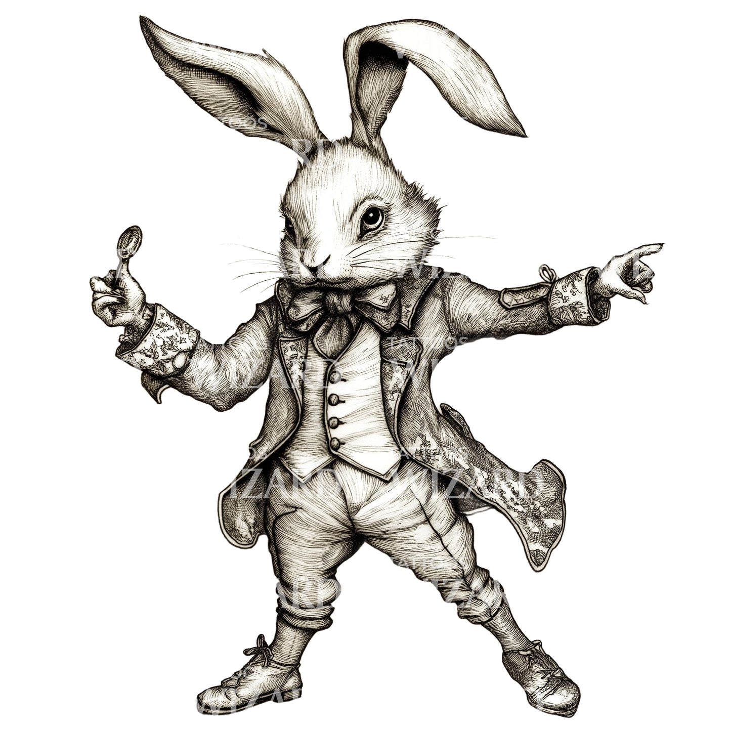 Символический дизайн татуировки с рогатыми тенями