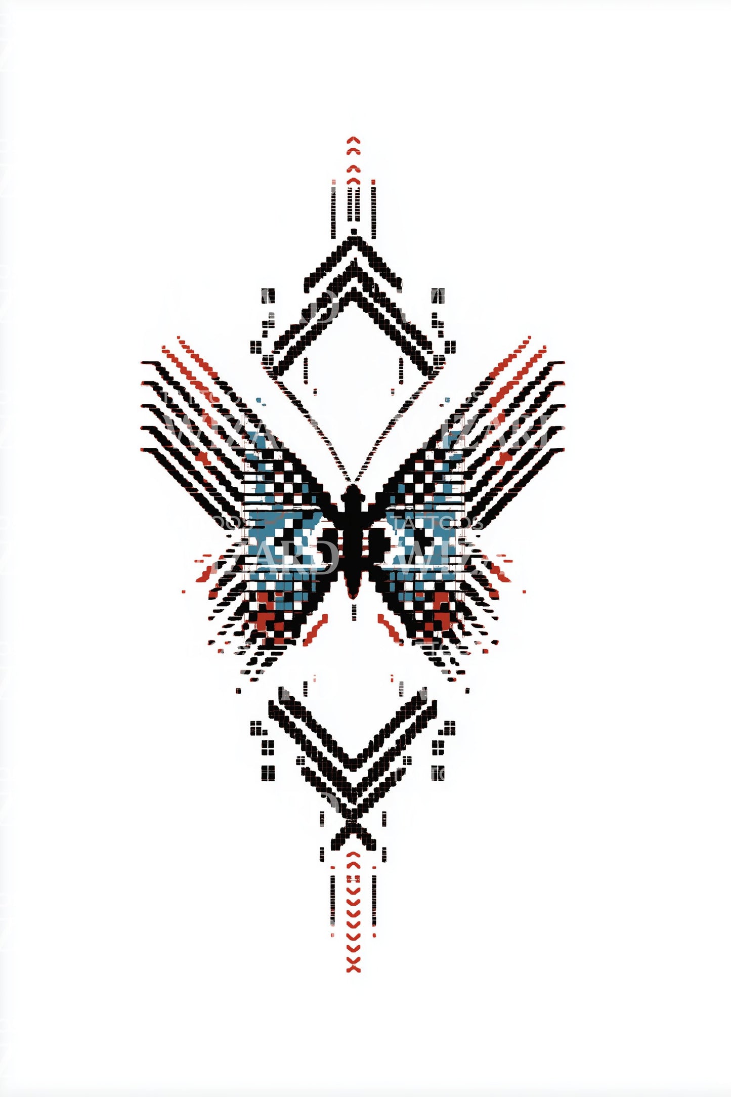 Design de Tatuagem Totem Tribal Techno
