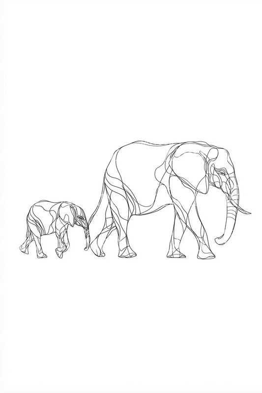 Three Elephants March Tattoo Idea