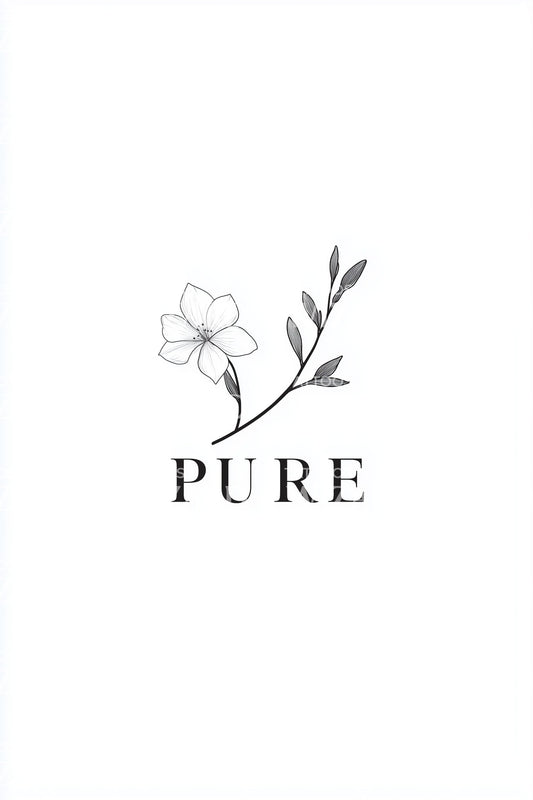 Desain Tato Cabang Murni Kecil