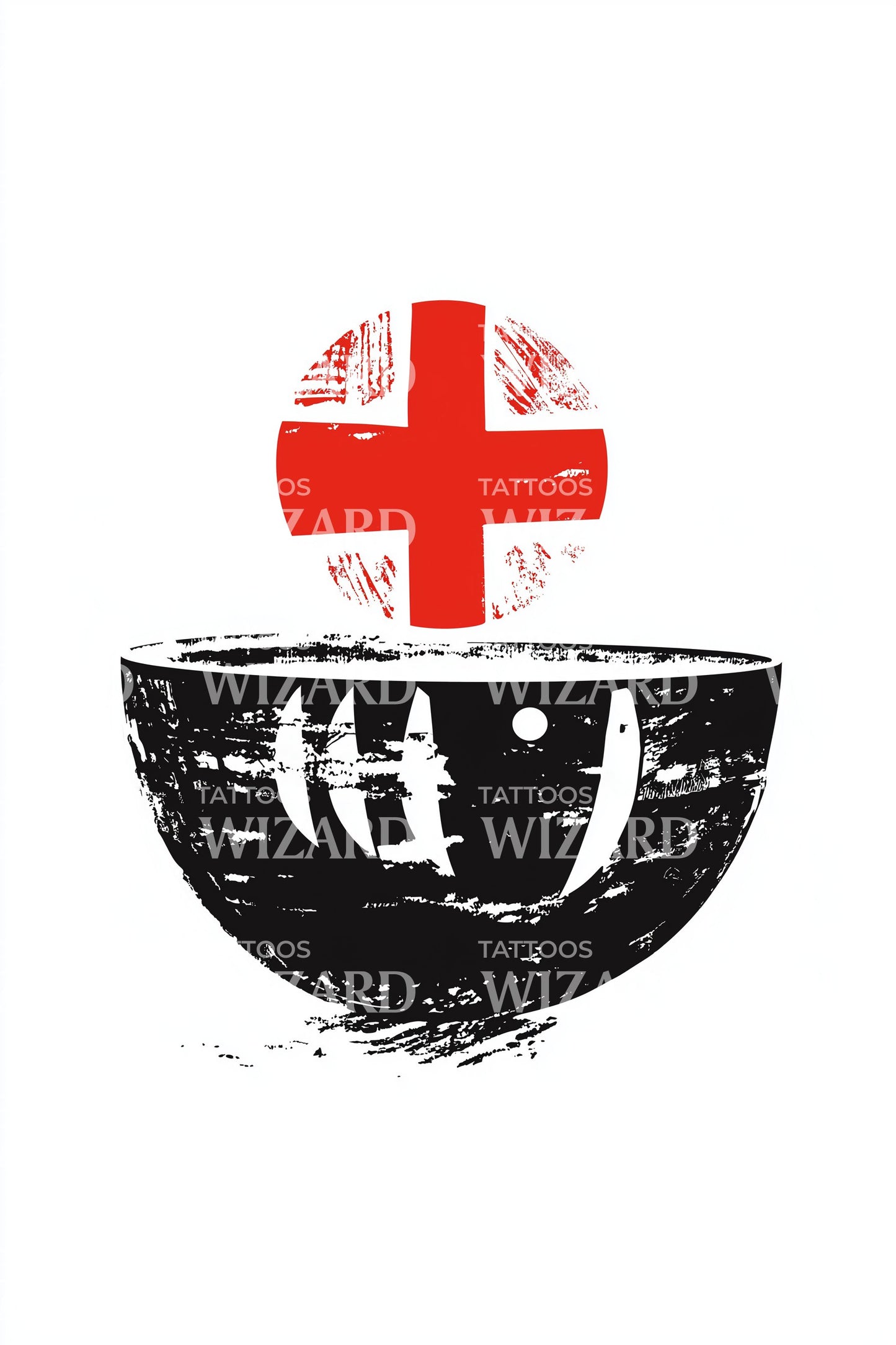 Tonga Kreuz Kelch Tattoo Idee