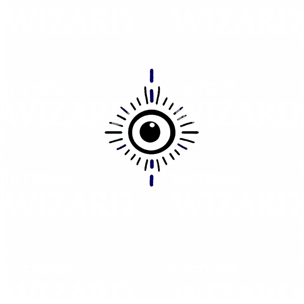 Minimalist Eye Tattoo Design