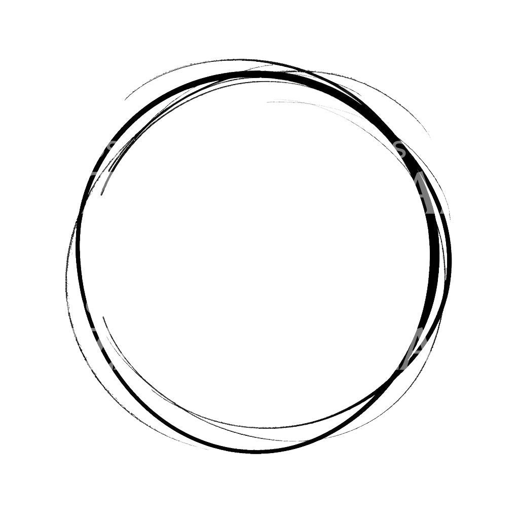 Minimalist Enso Circle Tattoo Design